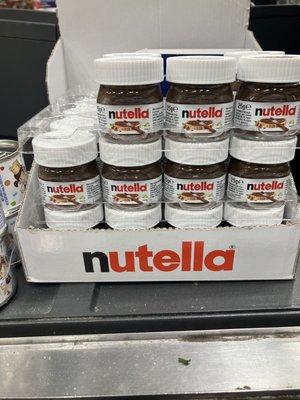 a tiny Nutella by the cashier. $1.....something!