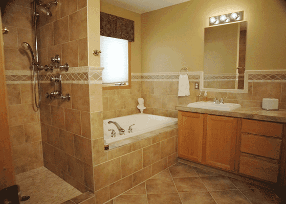 Bathroom Remodel, Tile walls, Tile Floors, Vanity's, Cabinets