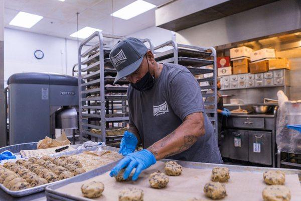 Making Scones fresh daily!