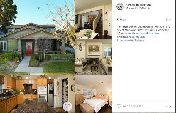 Our listing on Monrovia -Sold