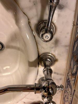 Mold on sink