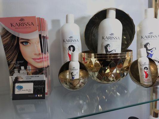 Pregunte por nuestro servicio gold de karissa profesional Keratin treatment