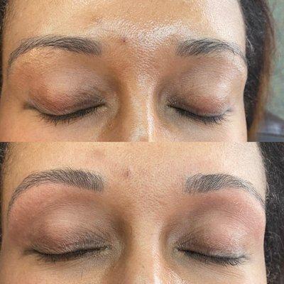 Eyebrow threading