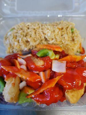 Sweet and sour chicken