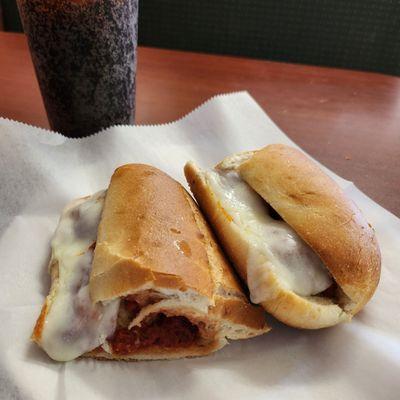 Meatball sub lunch special $6.99