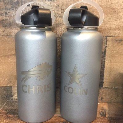 Engraved hydroflasks