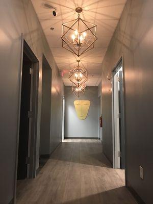 Medspa hallway