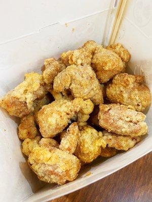 Salt and pepper chicken nuggets