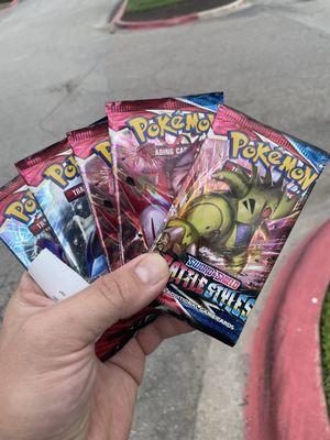 Pokémon booster cards