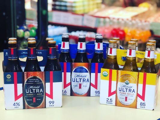 We have you covered with choices of Michelob ultra