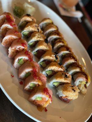 8 Piece Mango Roll Crazy 8 Piece Spicy Girl Roll