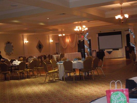 Our banquet room