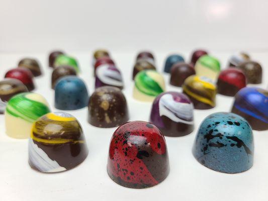 Variety of bonbons