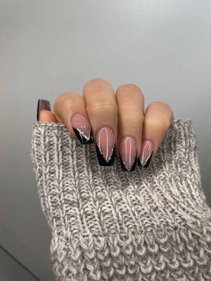 Nail art, signature gel polish manicure