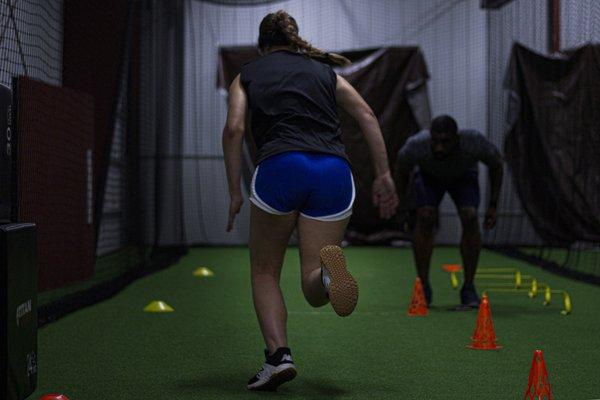 We offer Speed & Agility training to any athlete! We focus on proper running form, gaining speed, becoming more agile, and conditioning.