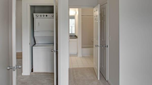 Bathroom and In-Home Washer and Dryer