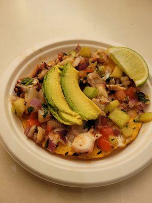 Especial ceviche - super delicious and crunchy