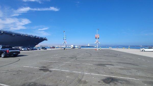 USS Midway Parking Lot