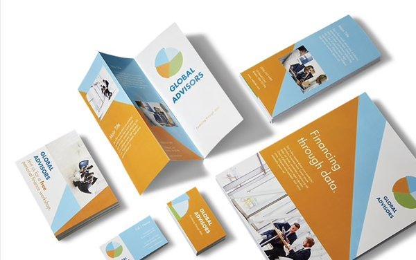 Trifold brochures, flyers, business cards