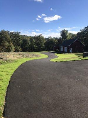 Topsoil, seed, lawn installation