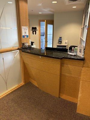 Front desk area.