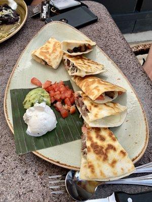 Quesadillas with steak