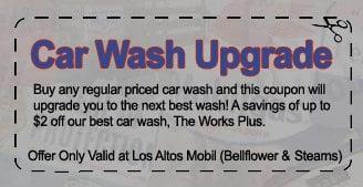 Car Wash Upgrade Coupon!