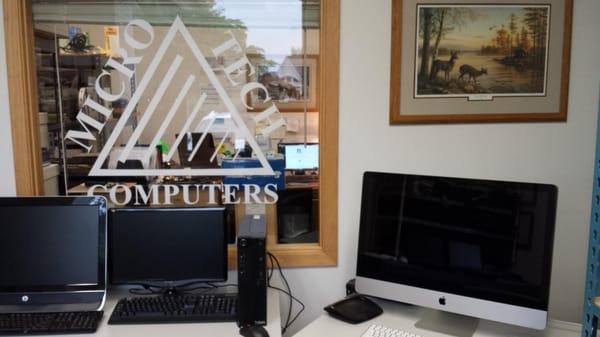 We sell used commercial grade PC's and Mac Computers