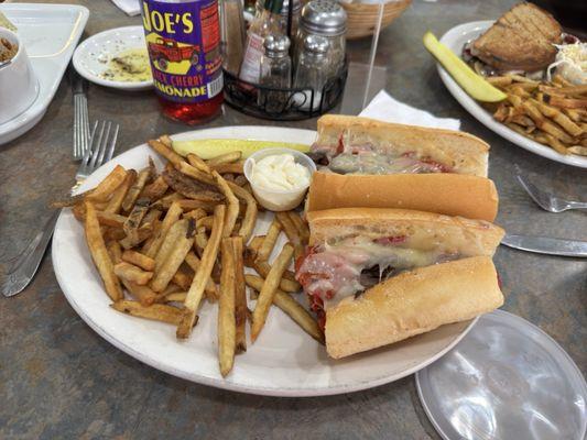 Roast Beef and Sharp Provolone Hot Sandwich