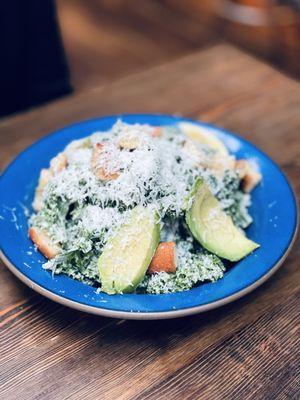 Kale caesar salad