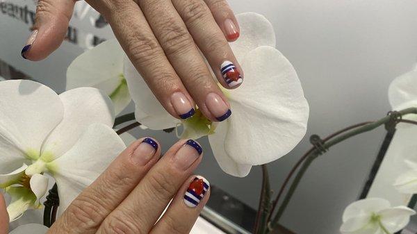 July 4 nails design