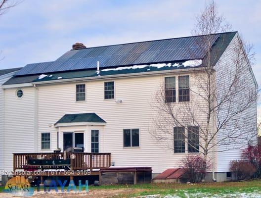 Solar Installation: Carol Casey - Plainville, MA -