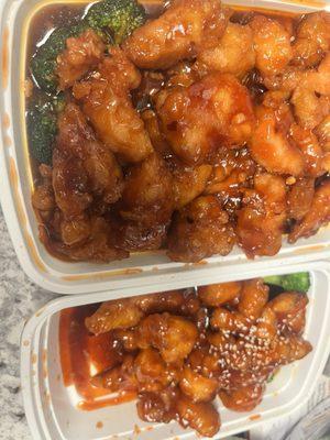 Sesame Chicken and General Taos