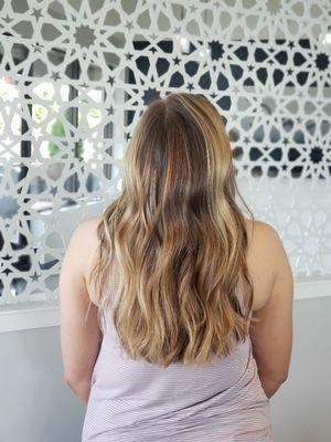 Caramel balayage