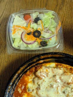 Lasagna + side salad