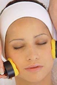 Electronic Facial Firming and hydrating treatment