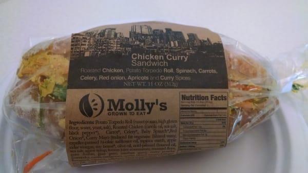 Bagged Chicken Curry Sandwich