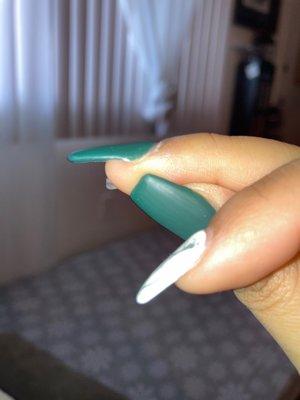 All of my nails look flat like this from a side view angle and I hate that!