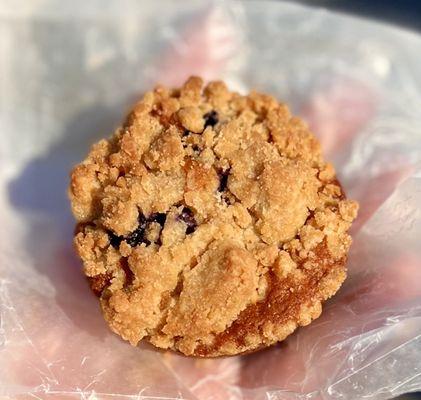 Blueberry banana coffee cake - this was damn good