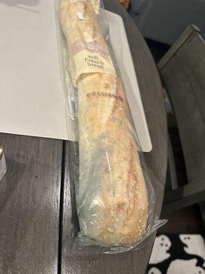 French Bread given to us by the careless Order Pick up employees.