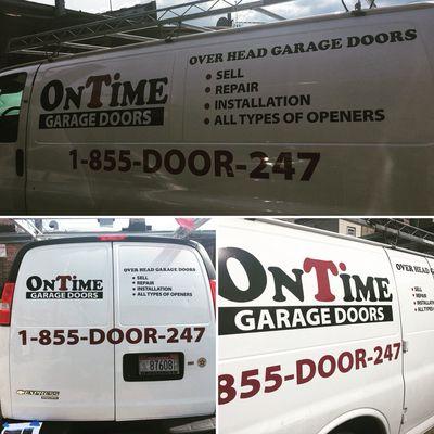 Van vinyl lettering