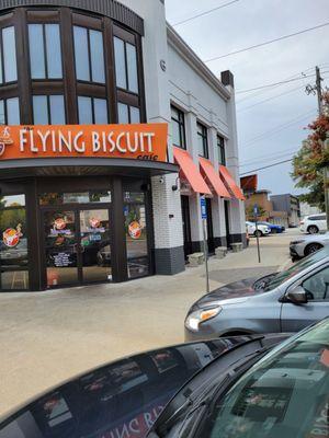 Exterior. Across the street from Whole Foods but in the same parking lot with Chick-fil-A