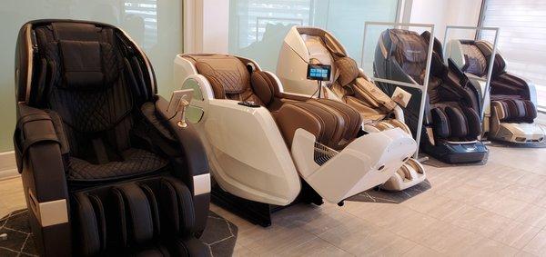 zero gravity massage chairs to take you to another level of in-home relaxation.