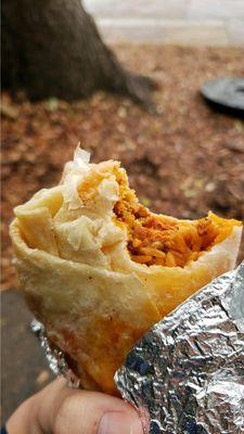 Chorizo Burrito (on the go)