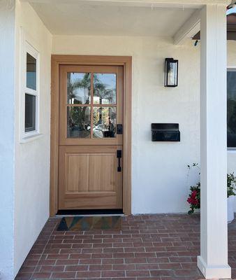 New Douglas Fir Dutch Door