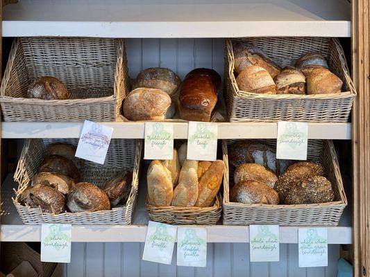 Beautiful tasty breads.