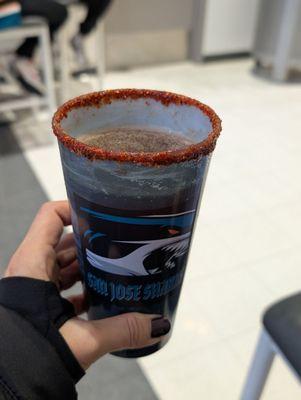 Michelada! Let's go Sharks!!!!