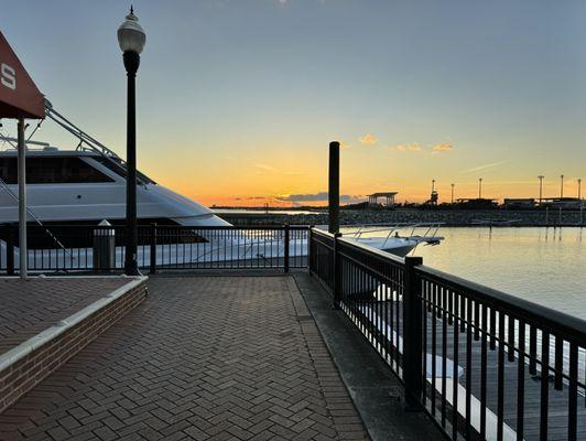 Best view at a restaurant in town!