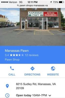 Manassas Pawn