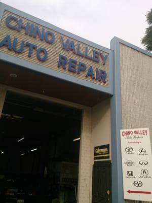 The entrance to Chino Valley Auto Repair